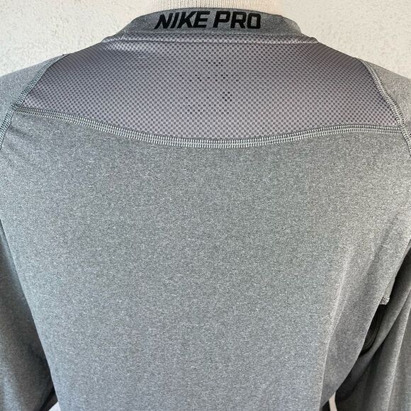 NikePro Dri FitLong Sleeve Athletic Shirt Size M EUC - Picture 5 of 9